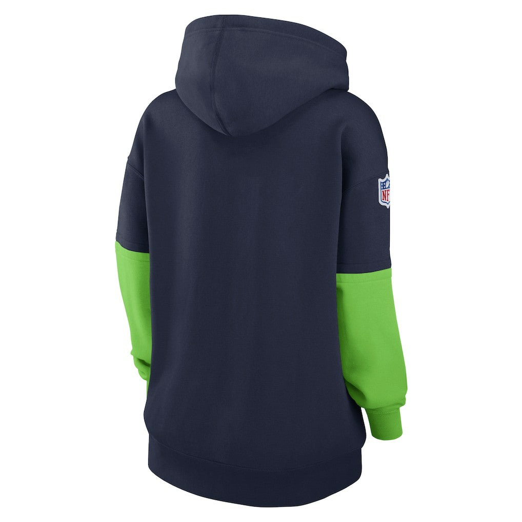 Seattle Seahawks Women's Sideline Essential Hoodie - College Navy cheap