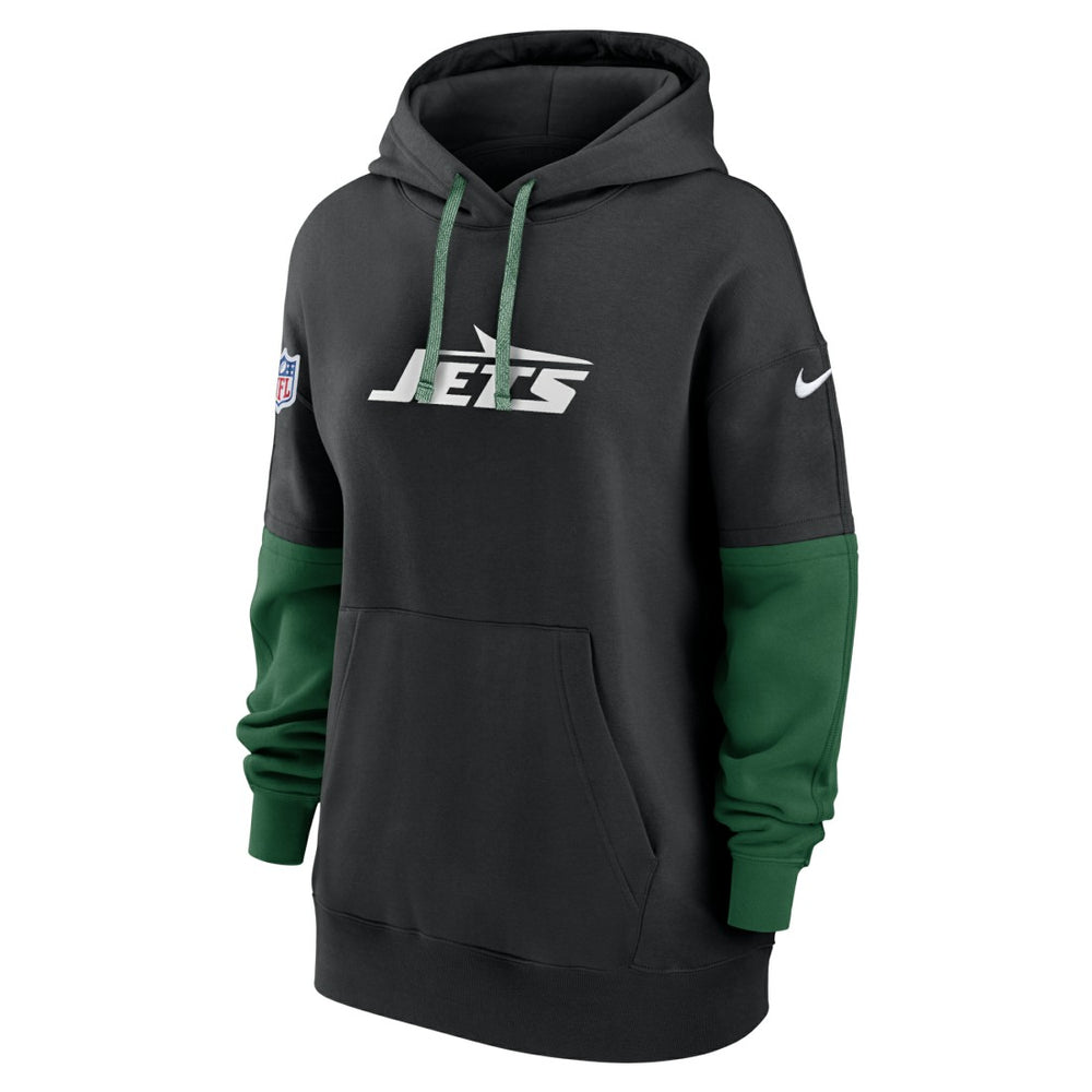 New York Jets Women's Sideline Essential Hoodie - Black discount
