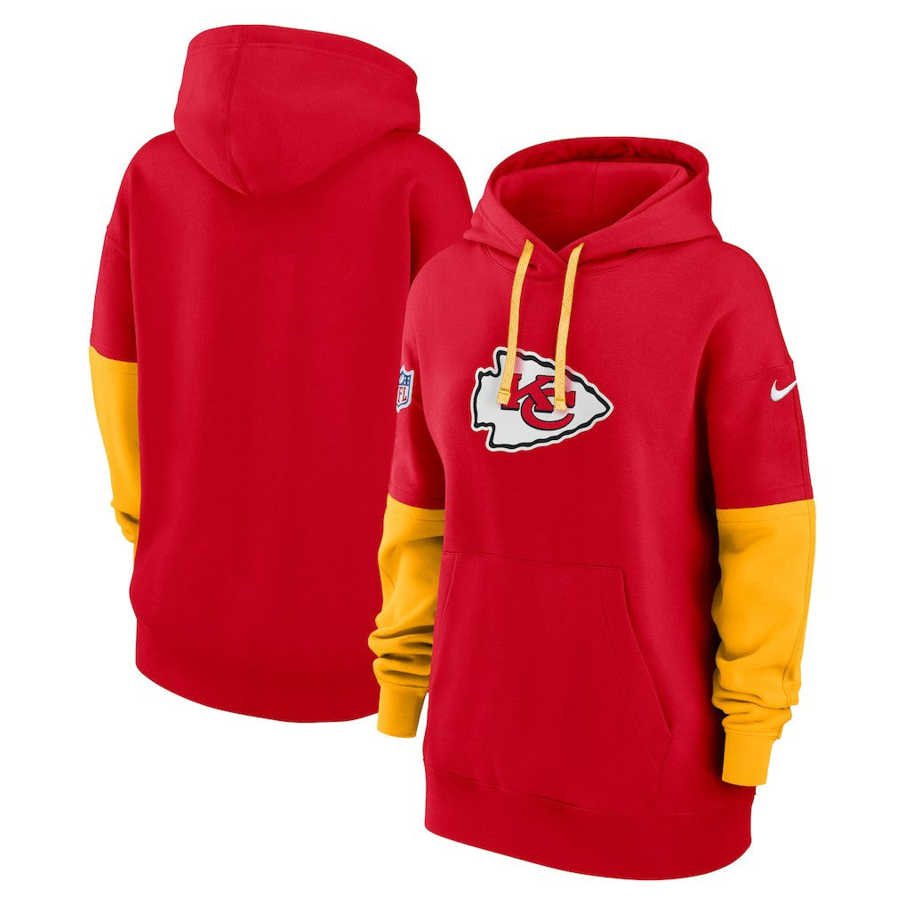 Kansas City Chiefs Women's Sideline Essential Hoodie - Red outlet