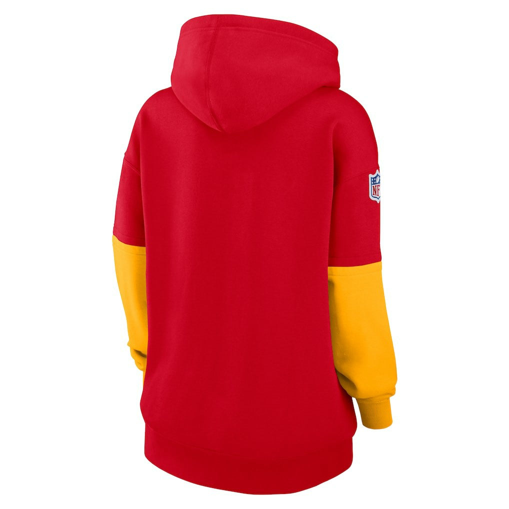 Kansas City Chiefs Women's Sideline Essential Hoodie - Red outlet