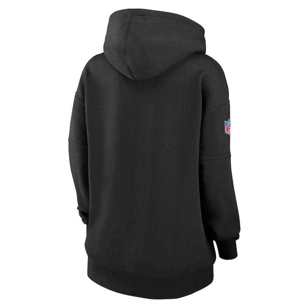 New York Jets Women's 2024 NFL Crucial Catch Club Pullover Hoodie - Black cheap