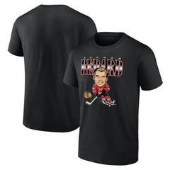 Connor Bedard Chicago Blackhawks Fanatics Player Caricature T-Shirt - Black T-shirts