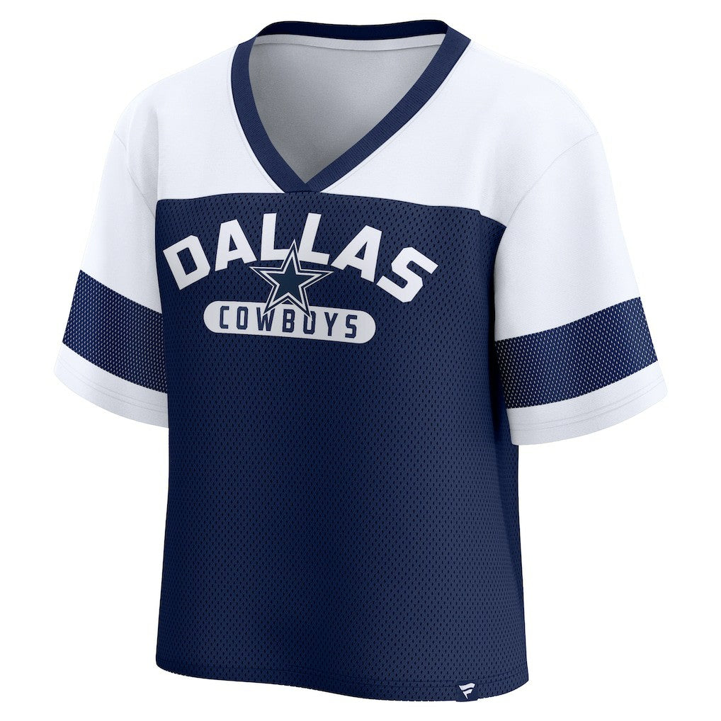 Dallas Cowboys Women's Homeschool Jersey Poly V-Neck
Fashion Top - Navy/White online