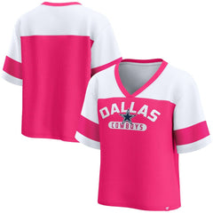 Dallas Cowboys Women's Homeschool Jersey Poly V-Neck
Fashion Top - Pink/White outlet