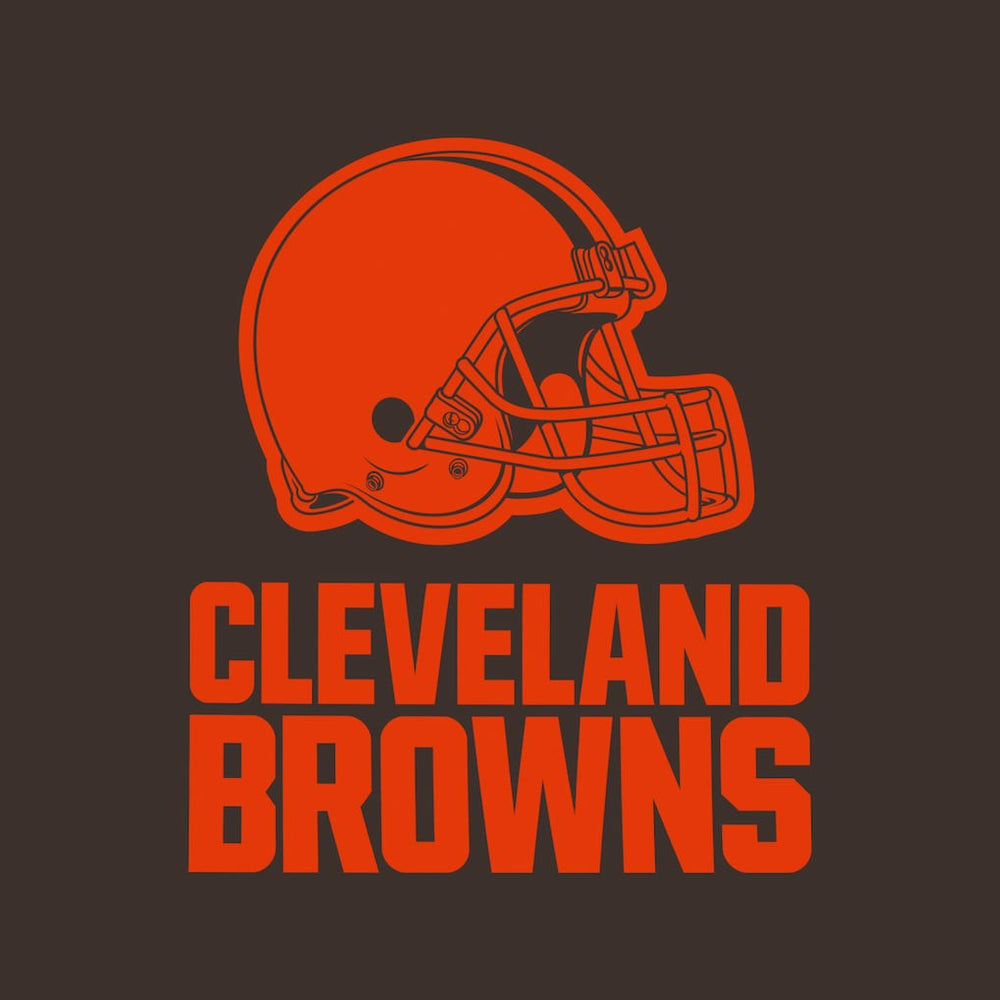 Cleveland Browns Women's Backup Option Long Sleeve Hoodie T-Shirt - Brown/White online