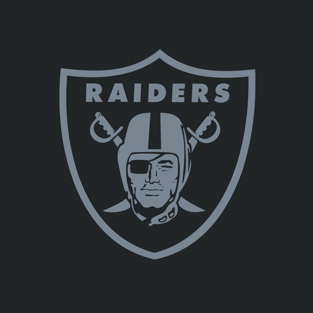 Las Vegas Raiders Women's Backup Option Long Sleeve Hoodie T-Shirt - Black/White sale
