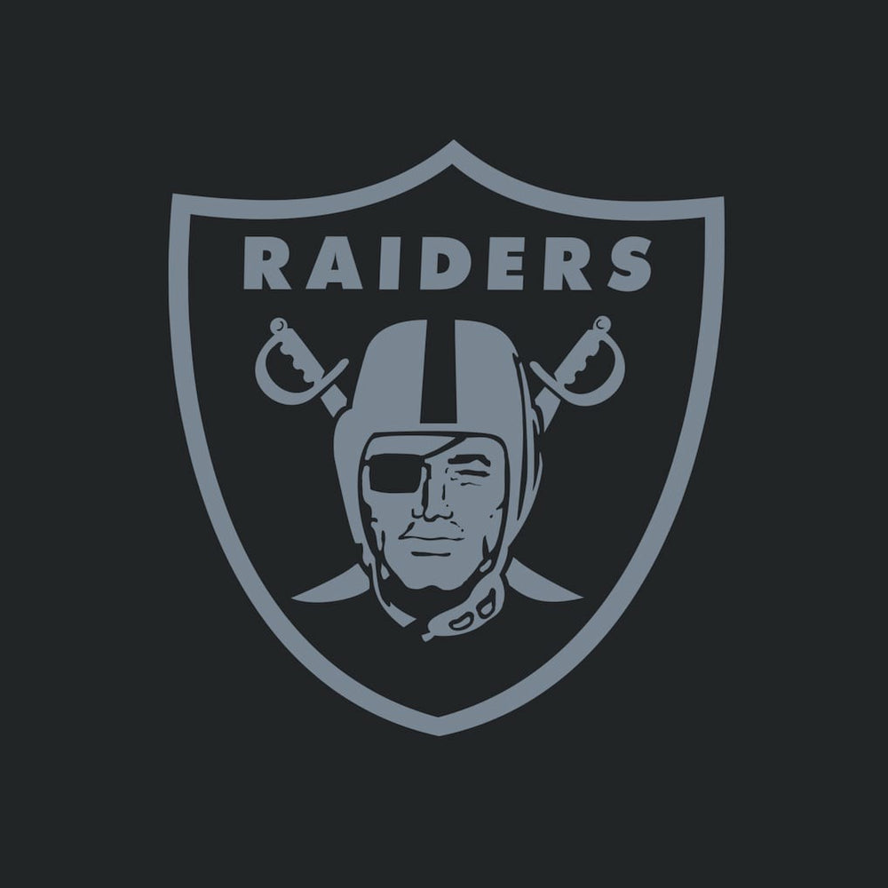 Las Vegas Raiders Women's Backup Option Long Sleeve Hoodie T-Shirt - Black/White sale