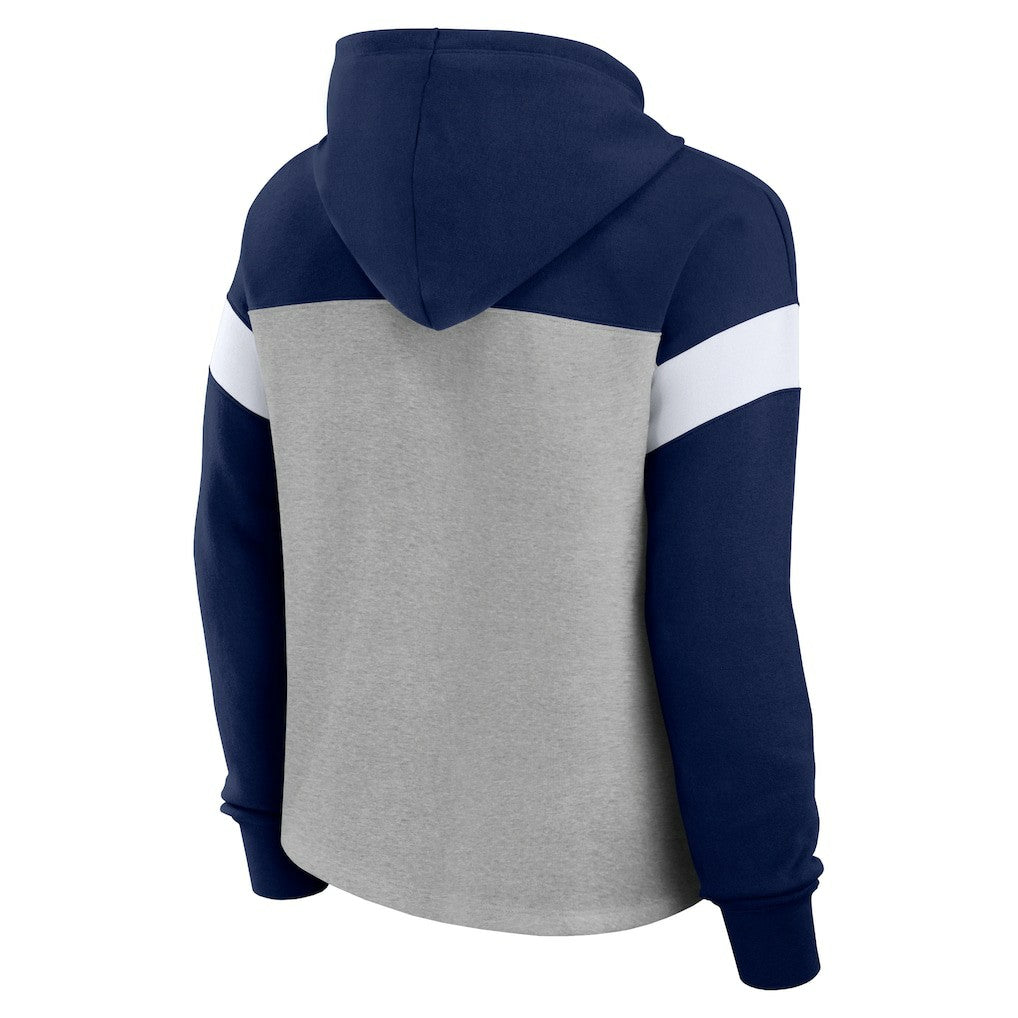 Dallas Cowboys Women's Bold Play Call Pullover Hoodie - Heather Gray/Navy online