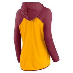 Washington Commanders Women's Script Full-Zip Hoodie - Gold/Burgundy discount
