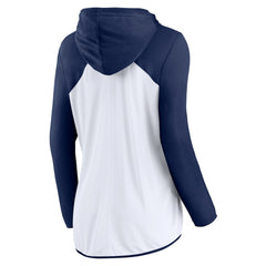Dallas Cowboys Women's Script Full-Zip Hoodie - White/Navy on sale