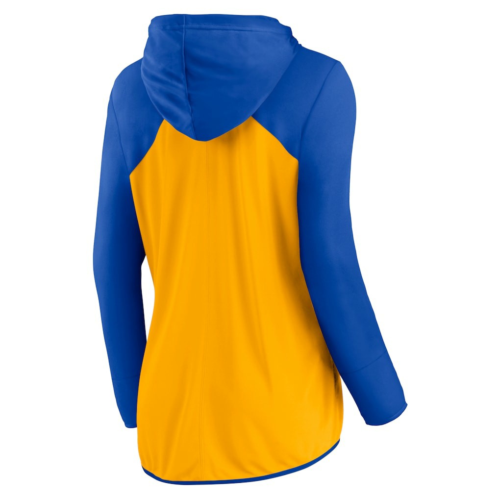 Los Angeles Rams Women's Script Full-Zip Hoodie - Gold/Royal online