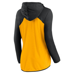 Pittsburgh Steelers Women's Script Full-Zip Hoodie - Gold/Black online