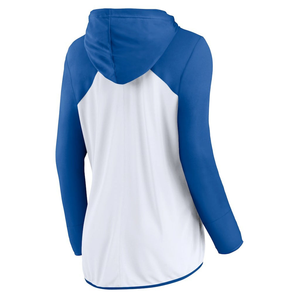 Indianapolis Colts Women's Script Full-Zip Hoodie - White/Royal on sale