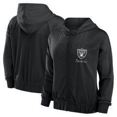 Las Vegas Raiders Women's Script Lock Full-Zip Hoodie - Black cheap