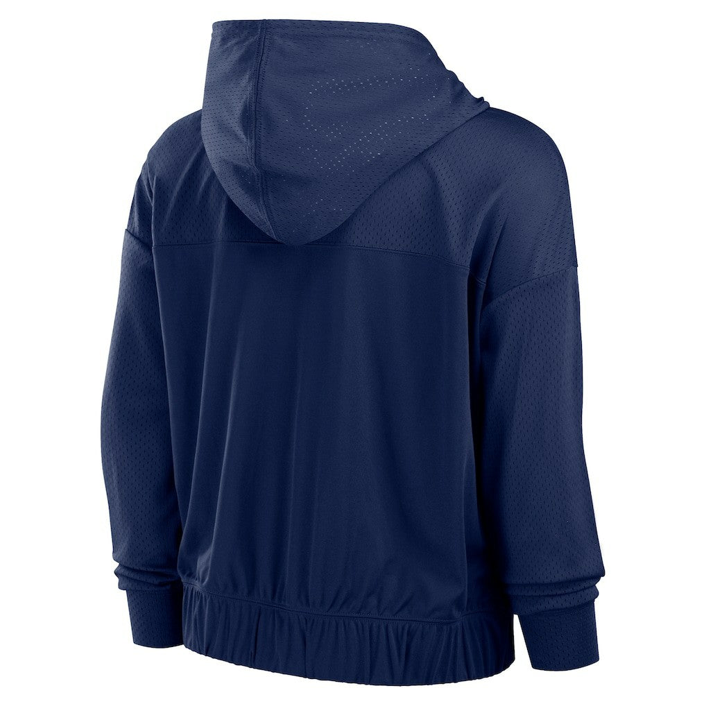 New England Patriots Women's Script Lock Full-Zip Hoodie - Navy online