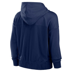 Seattle Seahawks Women's Script Lock Full-Zip Hoodie - College Navy on sale