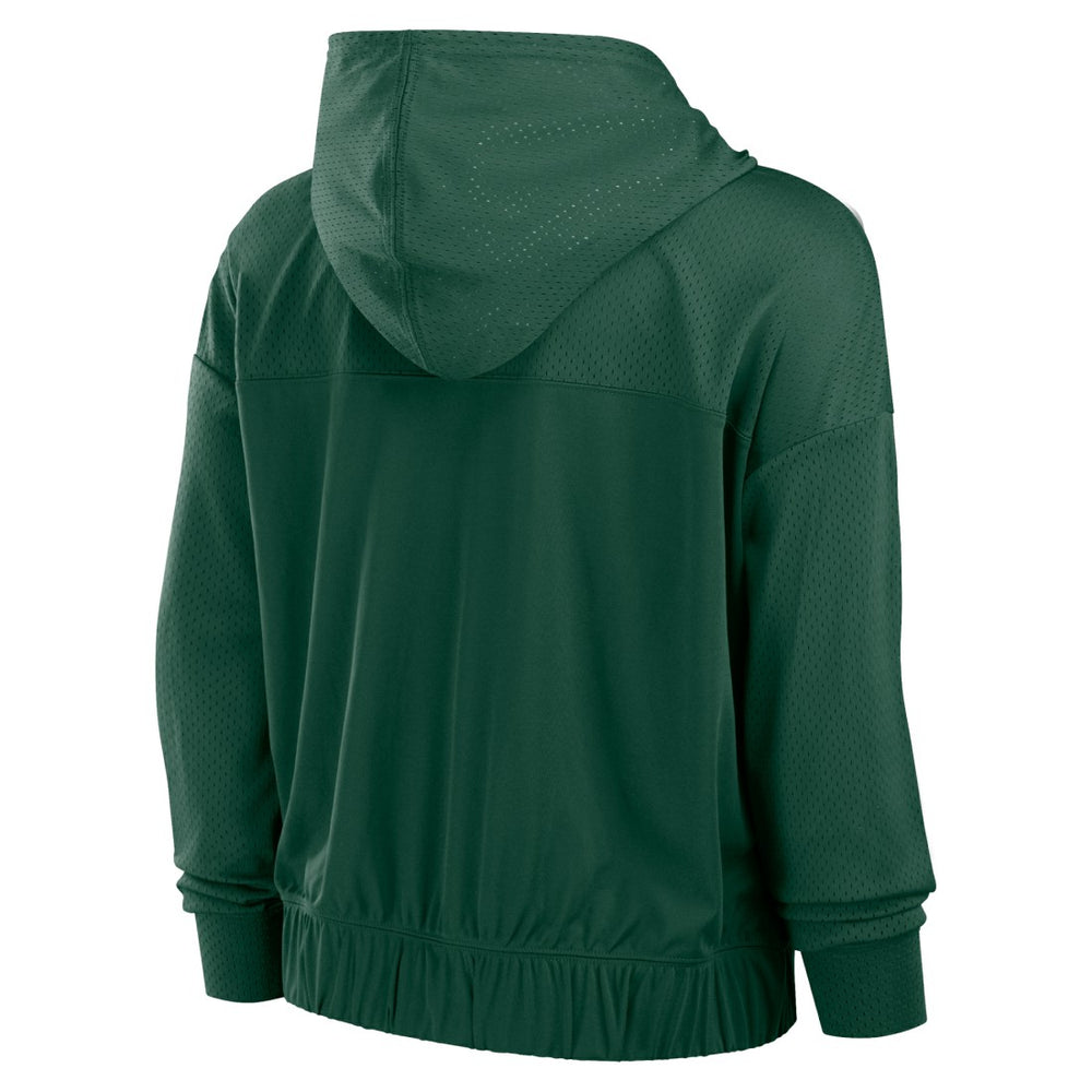 Green Bay Packers Women's Script Lock Full-Zip Hoodie - Green discount