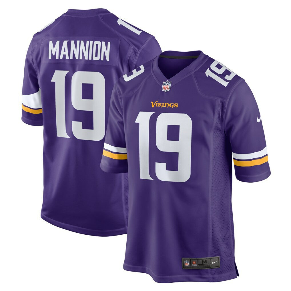 Sean Mannion Minnesota Vikings Game Jersey - Purple for sale
