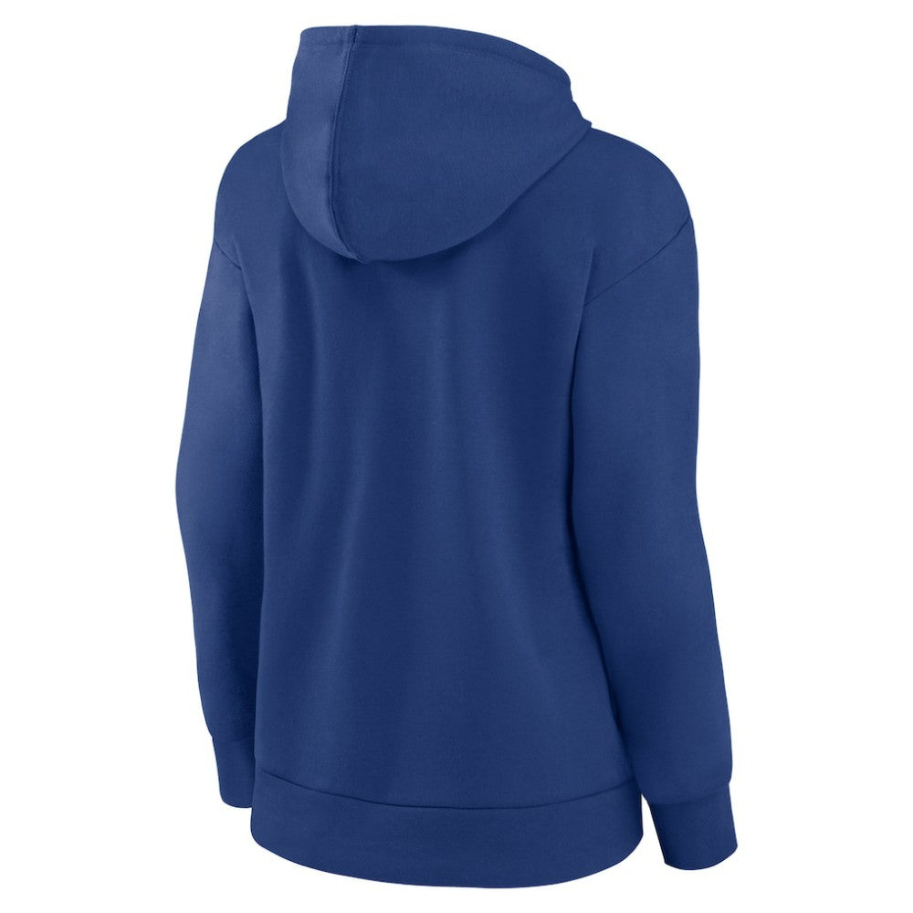 Vancouver Canucks Fanatics Women's Authentic Pro Core Primary Fleece Pullover Hoodie - Blue Hoodies
