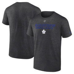 Toronto Maple Leafs Fanatics Authentic Pro Core Primary T-Shirt - Heather Charcoal T-shirts