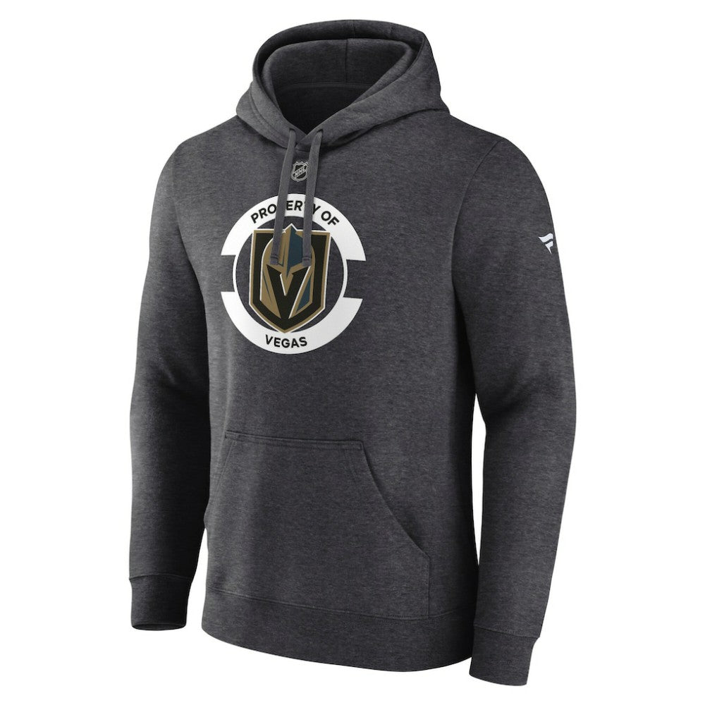 Vegas Golden Knights Fanatics Authentic Pro Core Secondary Fleece Pullover Hoodie - Heather Charcoal Hoodies