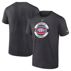 Montreal Canadiens Fanatics Authentic Pro Core Secondary T-Shirt - Heather Charcoal T-shirts