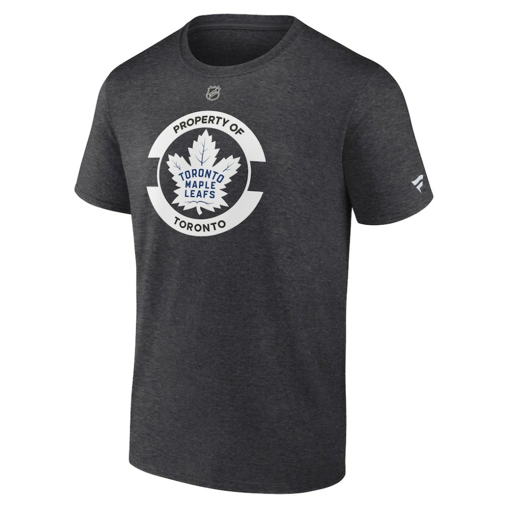 Toronto Maple Leafs Fanatics Authentic Pro Core Secondary T-Shirt - Heather Charcoal T-shirts