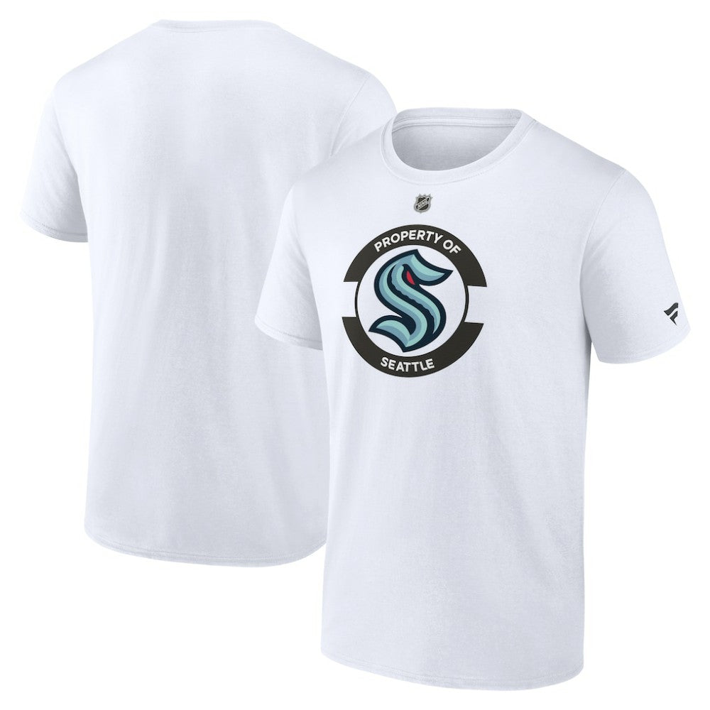 Seattle Kraken Fanatics Authentic Pro Core Secondary T-Shirt - White T-shirts