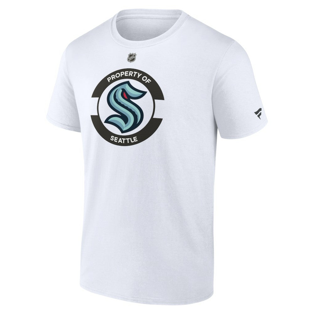 Seattle Kraken Fanatics Authentic Pro Core Secondary T-Shirt - White T-shirts