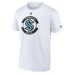Seattle Kraken Fanatics Authentic Pro Core Secondary T-Shirt - White T-shirts