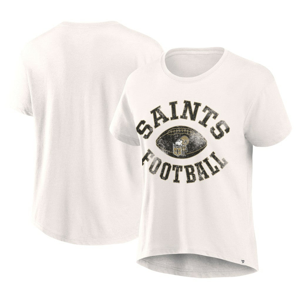 New Orleans Saints Women's Football Home Fashion T-Shirt - Cream on sale