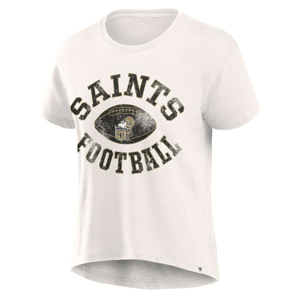 New Orleans Saints Women's Football Home Fashion T-Shirt - Cream on sale