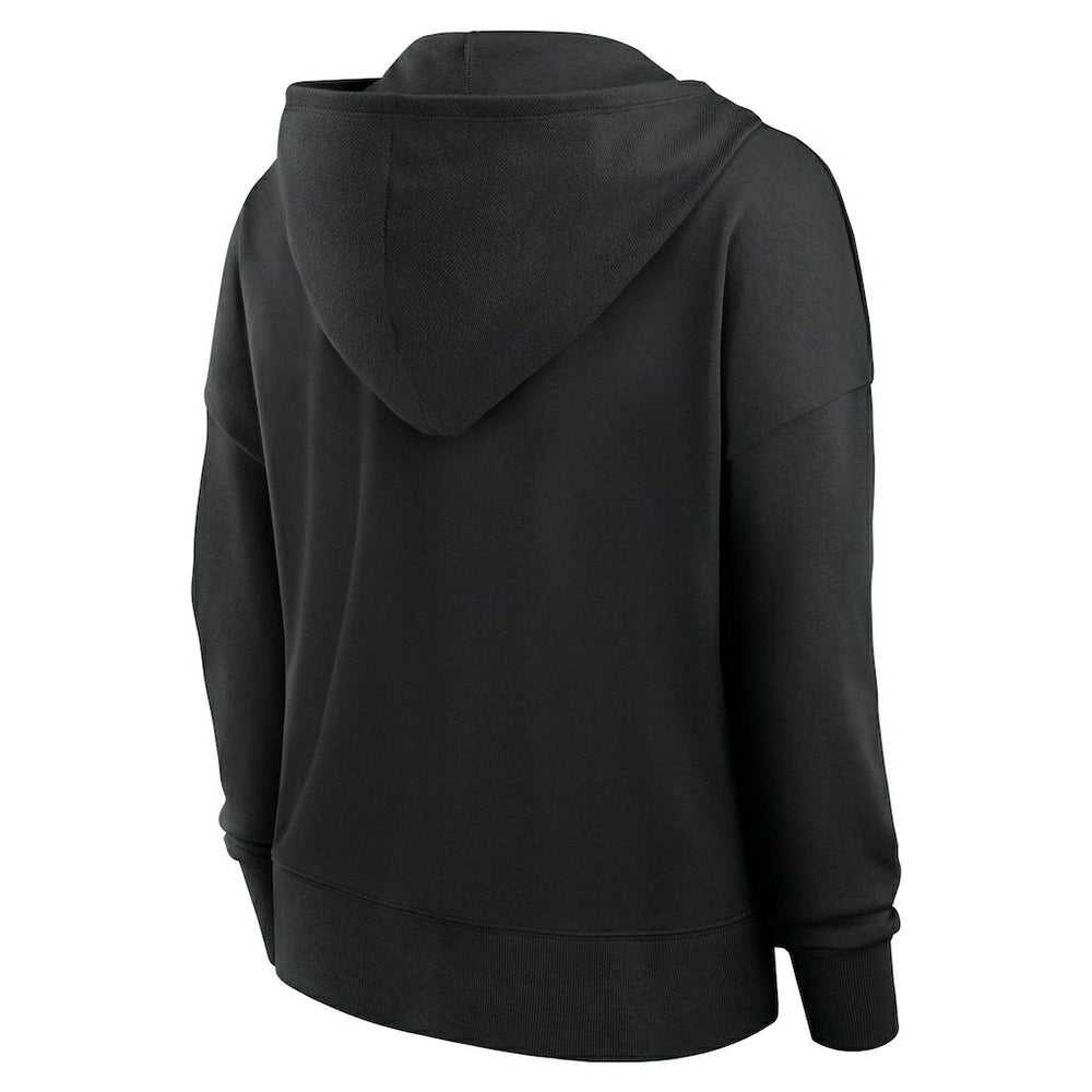 Cincinnati Bengals Women's Blitz Left Lace-Up Pullover Hoodie - Black online