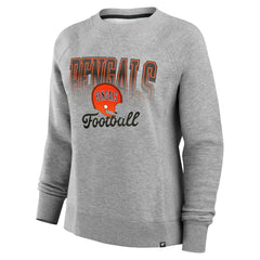 Cincinnati Bengals Women's Hit Hard Fleece Pullover Sweatshirt - Heather Gray sale