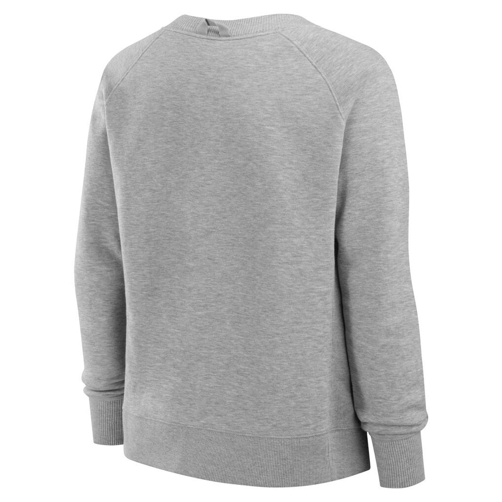Cincinnati Bengals Women's Hit Hard Fleece Pullover Sweatshirt - Heather Gray sale