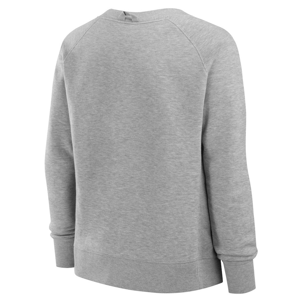 New England Patriots Women's Hit Hard Fleece Pullover Sweatshirt - Heather Gray online