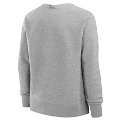 San Francisco 49ers Women's Hit Hard Fleece Pullover Sweatshirt - Heather Gray discount