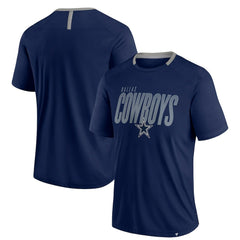 Dallas Cowboys Fade Dot Slant T-Shirt - Navy outlet