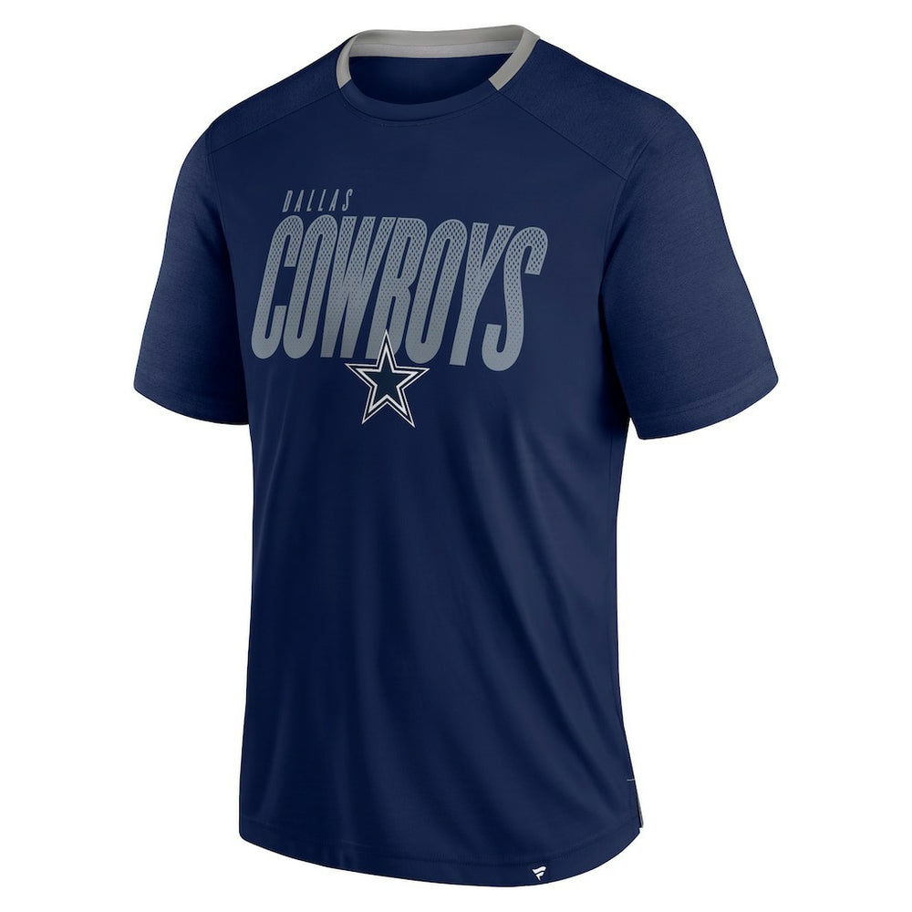 Dallas Cowboys Fade Dot Slant T-Shirt - Navy outlet