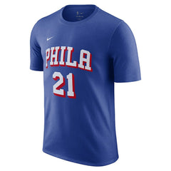 Joel Embiid Philadelphia 76ers Name & Number T-Shirt - Royal for sale