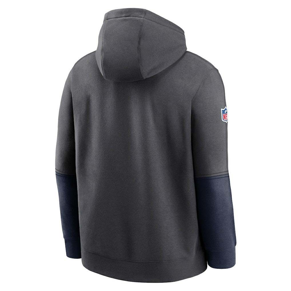Dallas Cowboys 2024 Sideline Club Pullover Hoodie - Charcoal cheap