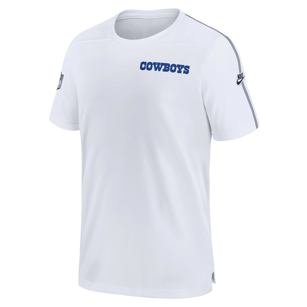Dallas Cowboys 2024 Sideline Coach UV Performance T-Shirt - White discount
