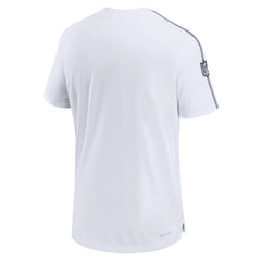 Dallas Cowboys 2024 Sideline Coach UV Performance T-Shirt - White discount