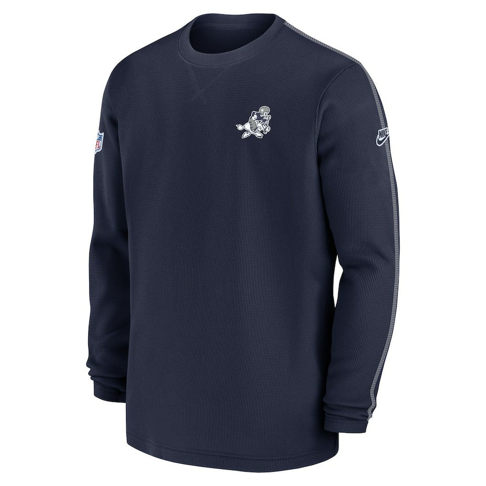 Dallas Cowboys 2024 Sideline Coach Vintage Pullover Sweatshirt - Navy for sale
