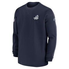 Dallas Cowboys 2024 Sideline Coach Vintage Pullover Sweatshirt - Navy for sale