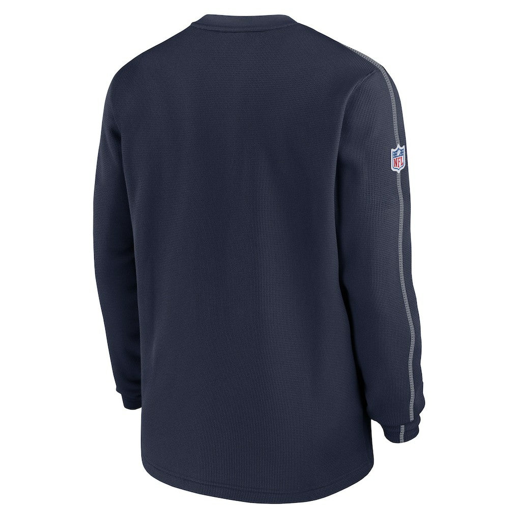 Dallas Cowboys 2024 Sideline Coach Vintage Pullover Sweatshirt - Navy for sale