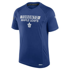 Toronto Maple Leafs Fanatics Authentic Pro Rink Tech T-Shirt - Blue T-shirts