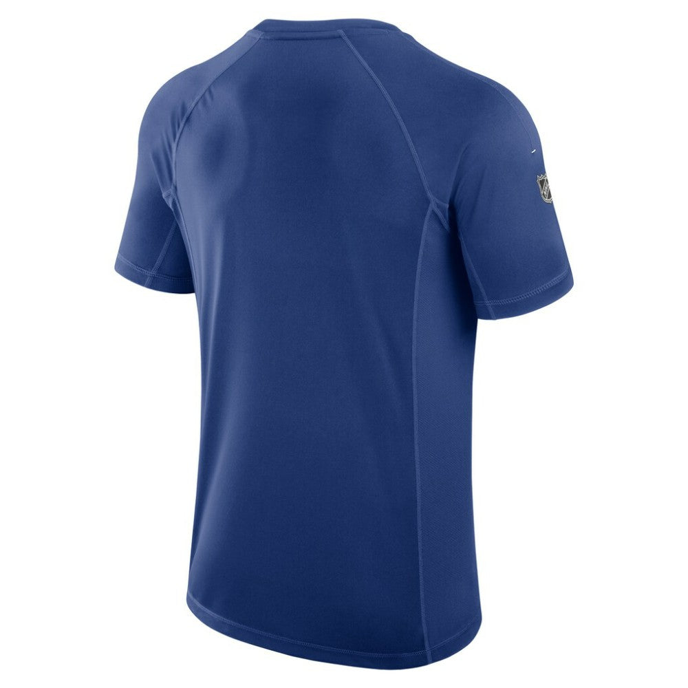 Toronto Maple Leafs Fanatics Authentic Pro Rink Tech T-Shirt - Blue T-shirts