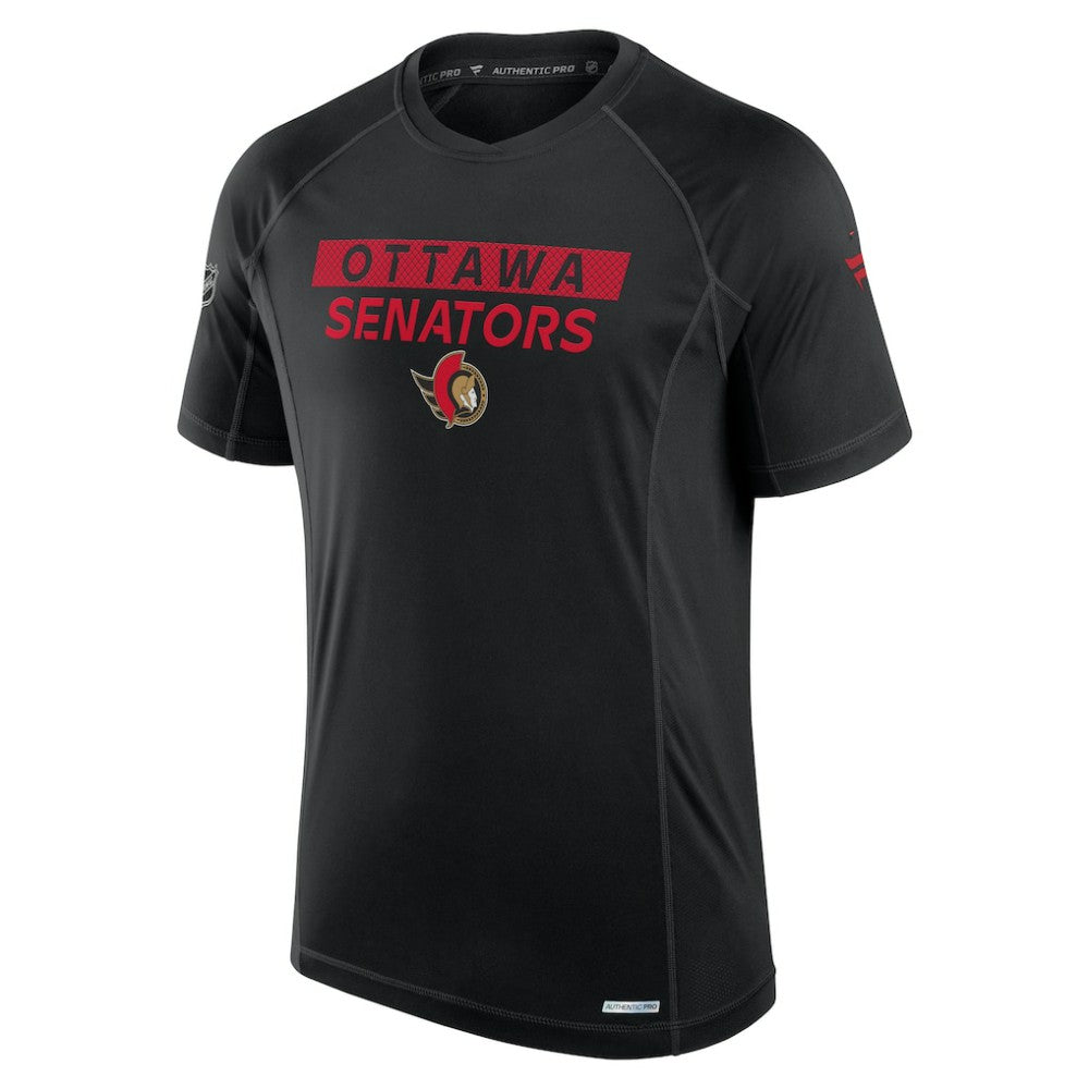 Ottawa Senators Fanatics Authentic Pro Rink Tech T-Shirt - Black T-shirts