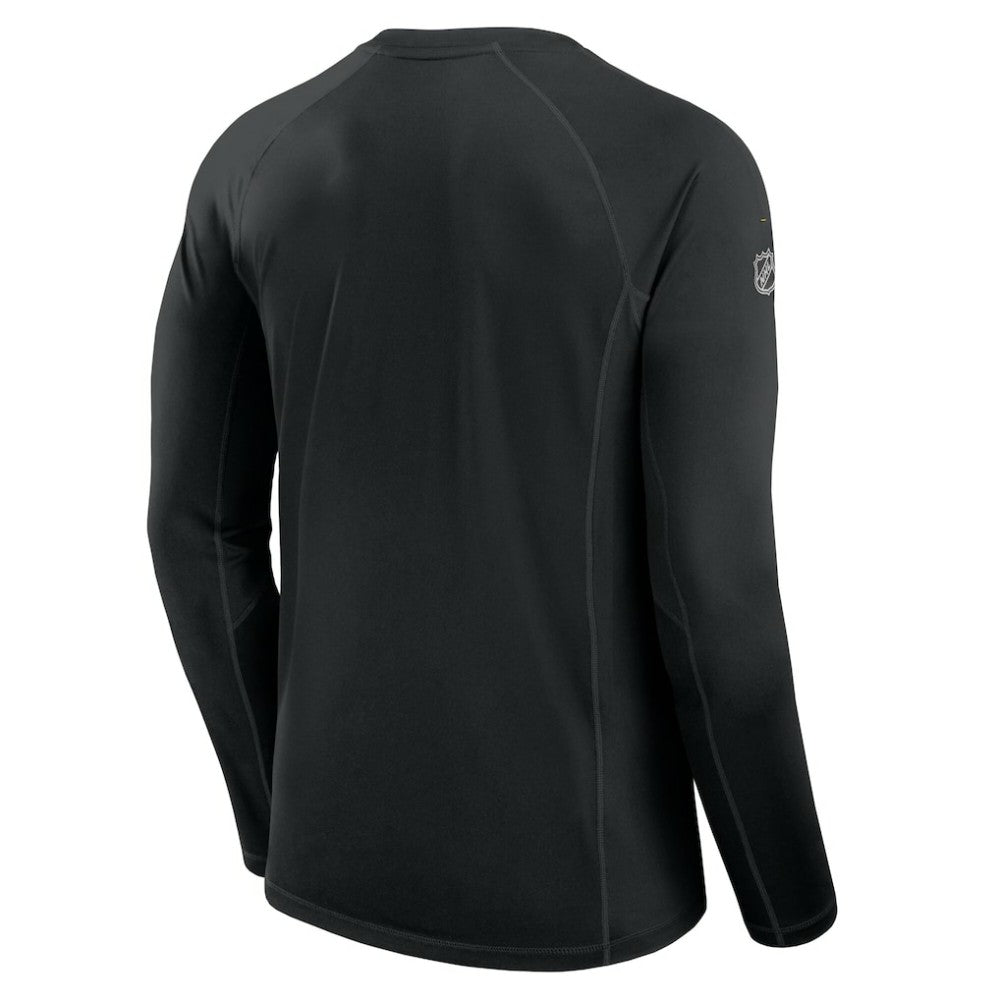 Boston Bruins Fanatics Authentic Pro Rink Tech Long Sleeve T-Shirt - Black T-shirts